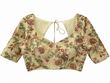 Ivory Floral Printed Tie-Back Blouse